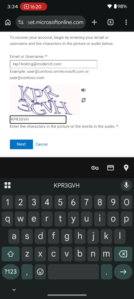 Verify identity